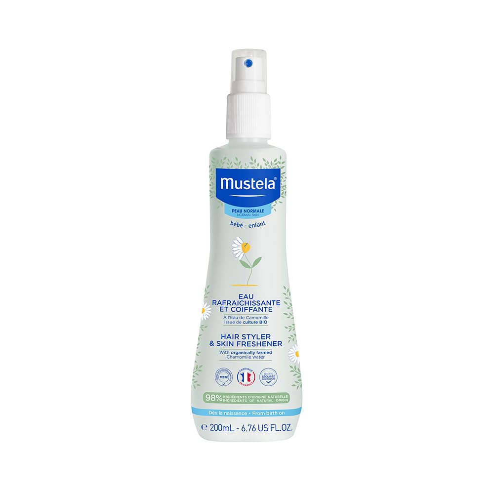 Mustela Refreshing & Styling Water for Baby - Gentle Hydration & Hair Styling