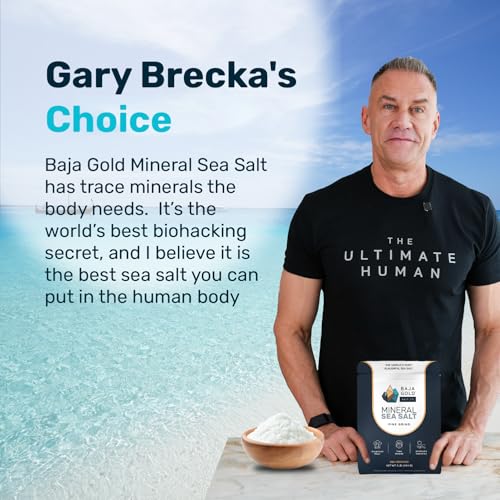 Baja Gold Fine Sea Salt 454g – Unrefined, Mineral-Rich & Low Sodium