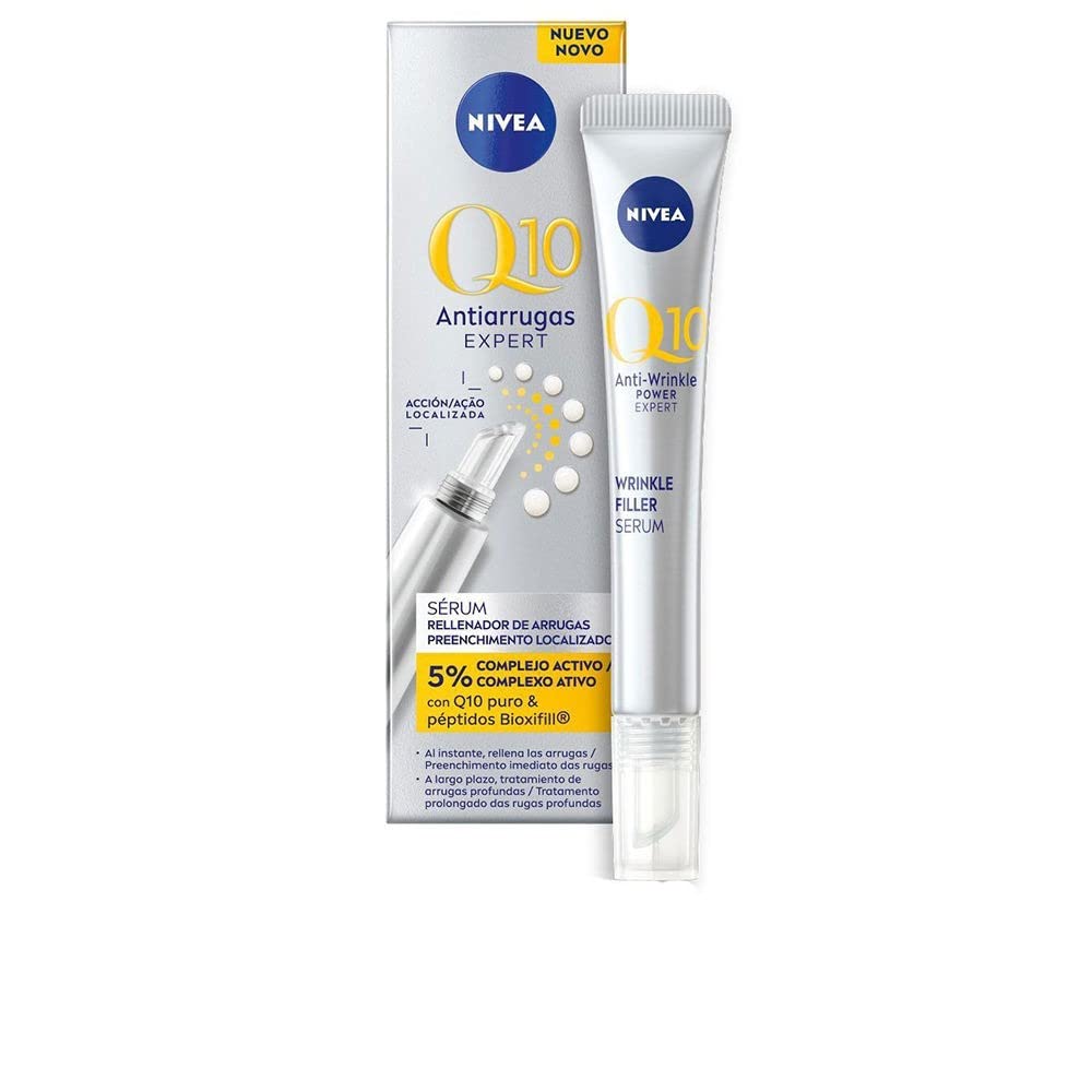 NIVEA Q10 Anti-Wrinkle Filler Serum - Visibly Reduces Lines in 5 Mins