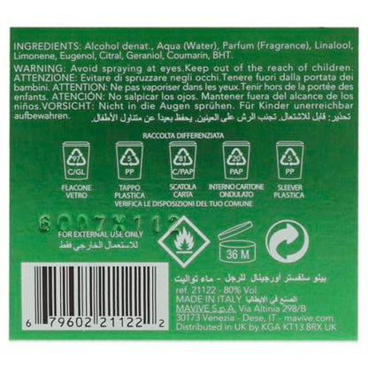 Pino Silvestre Original Eau De Toilette Spray - Fresh Italian Nature Fragrance 125ml