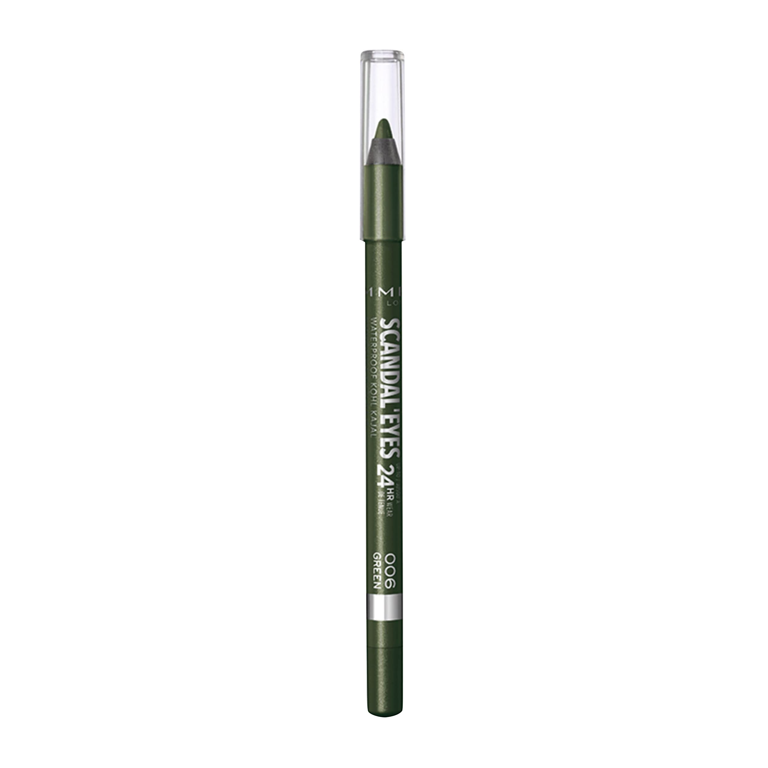 Rimmel Scandal'Eyes Waterproof Kohl Eyeliner Pencil - Smudge-Proof Green