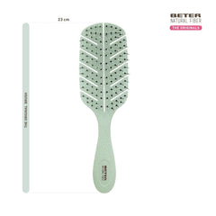 Beter - Detangling brush Natural Fiber - Anti-Tangle Skeleton Hairbrush made from wheat...