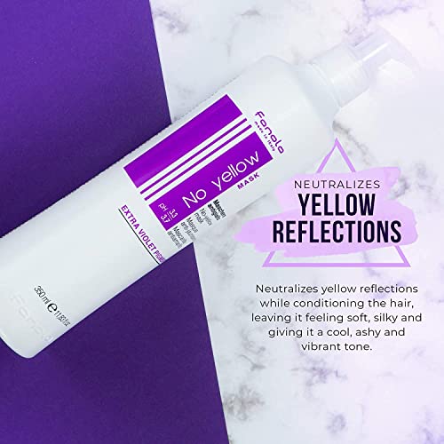 Fanola No YellowFanola No Yellow Mask – Neutralises Brass in Blonde, Grey & Bleached Hair