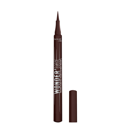 Rimmel Wonder'Ink Precision Liquid Eyeliner Pen - Spiced Chestnut, Waterproof & Smudge-Proof