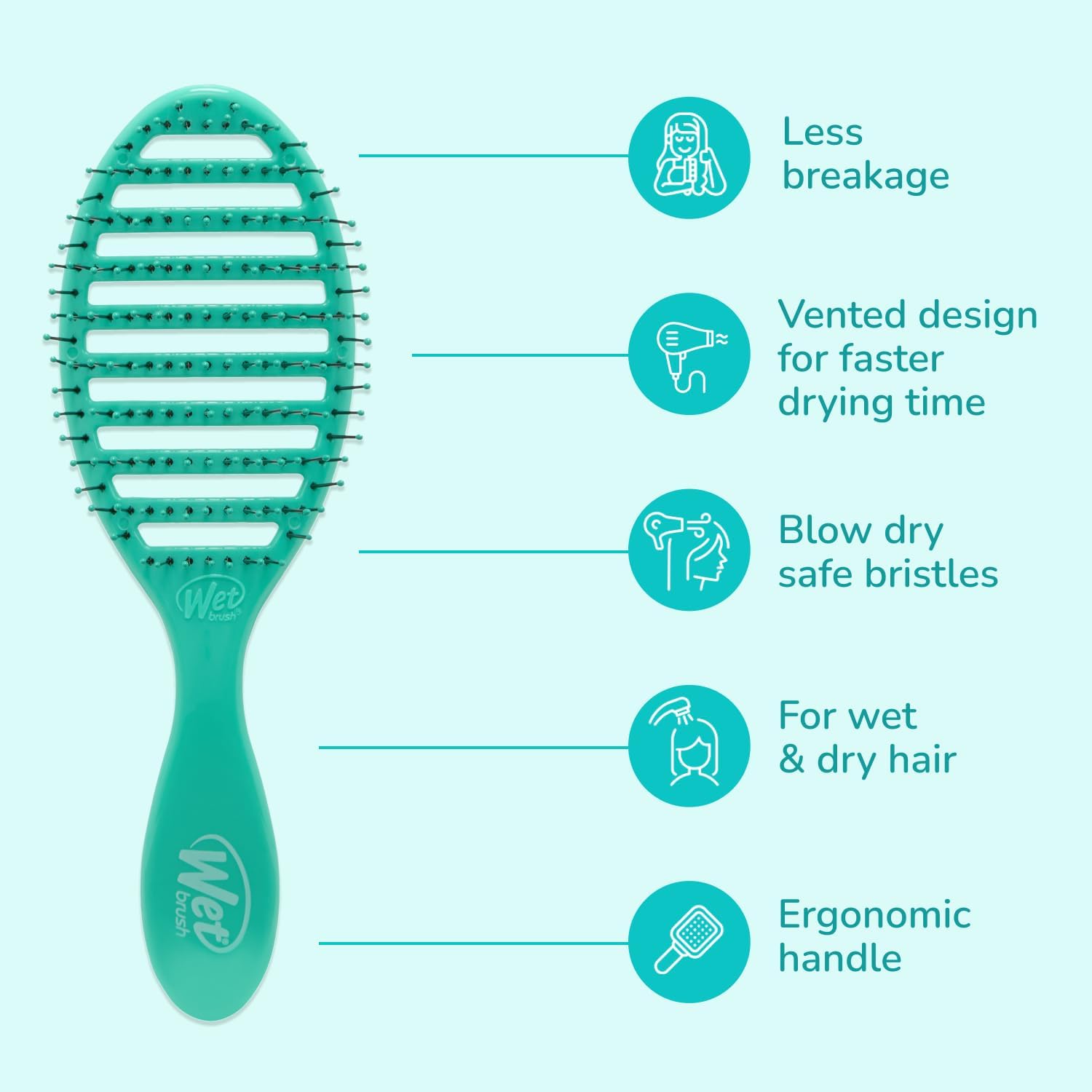 WetBrush Speed Dry Detangler Colour