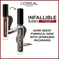 L'Oreal Paris UnbelievaBrow Long-Lasting Waterproof Eyebrow Gel - Cool Blonde 102