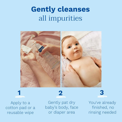 Gentle No-Rinse Cleansing Water for Baby - Soothes & Moisturizes 300ml