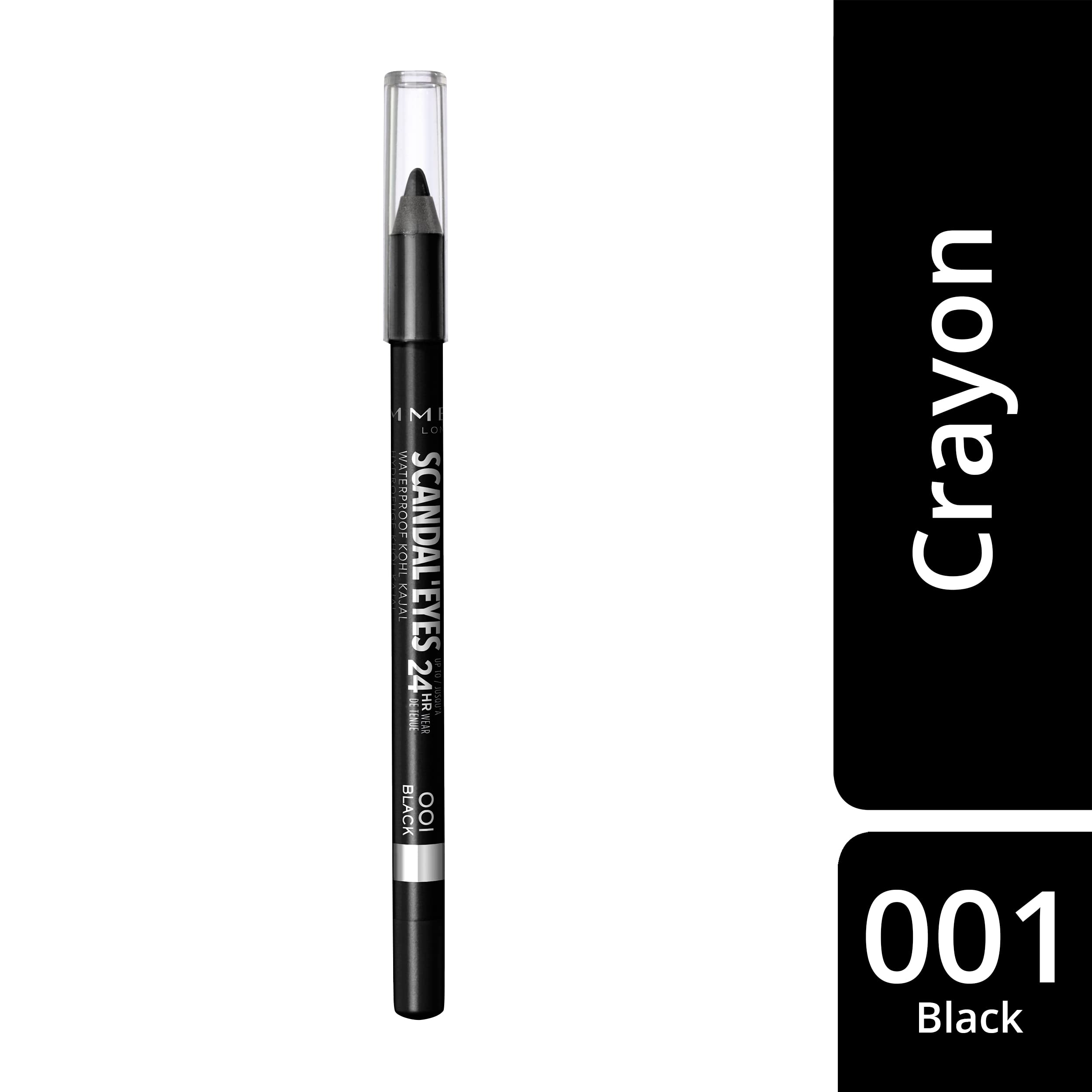 Rimmel Scandaleyes Waterproof Eyeliner - Intense Black, 24hr Wear