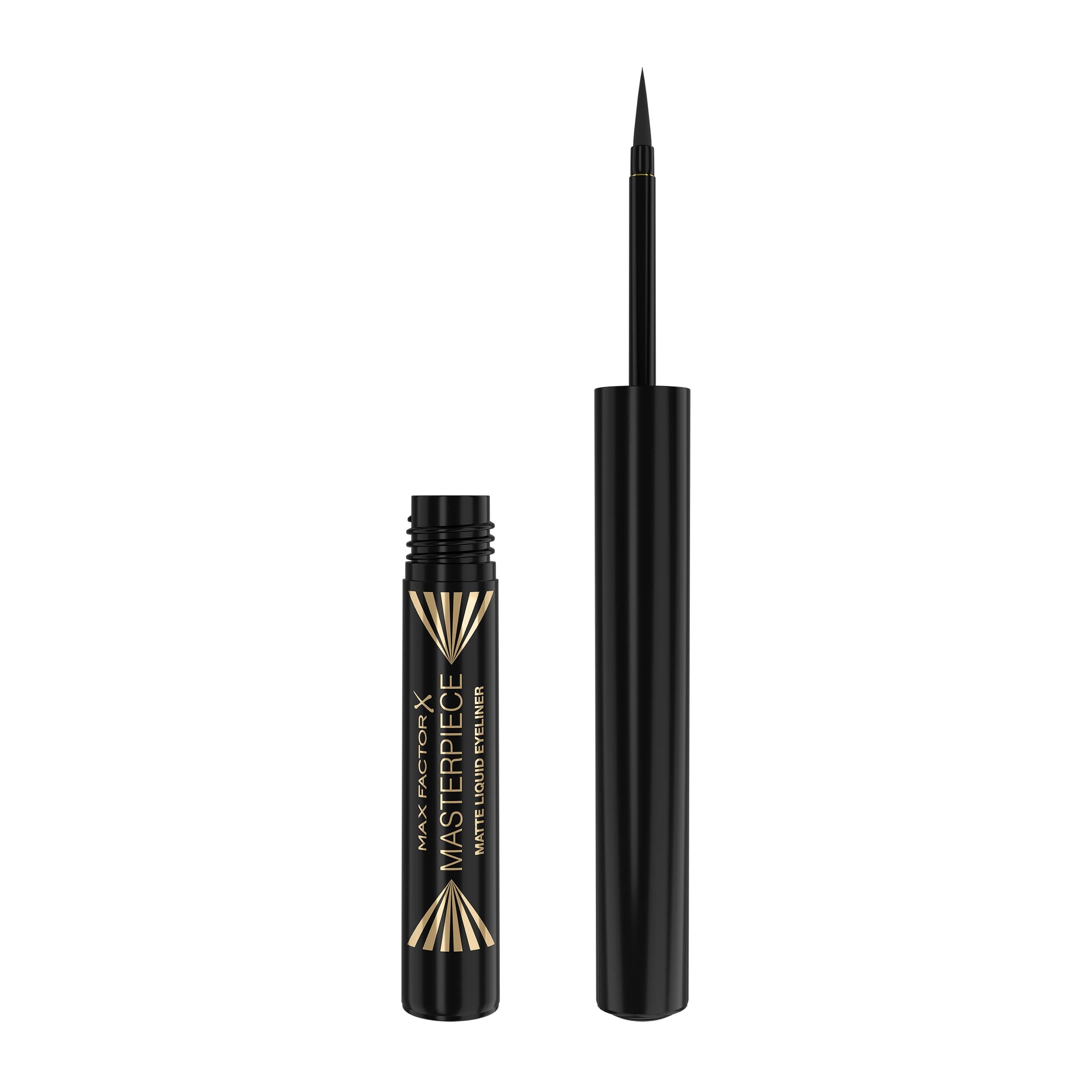 Max Factor Masterpiece Matte Liquid Eyeliner - Bold Black Precision, 12-Hour Wear