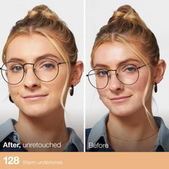 Maybelline Foundation Fit Me Matte & Poreless Lightweight 128 Warm Nude