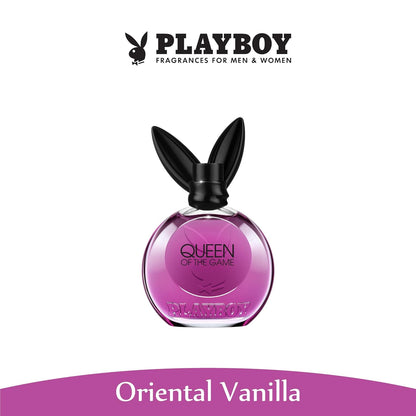 Playboy Queen of the Game Eau de Toilette 60ml – Oriental Vanilla Scent for Women