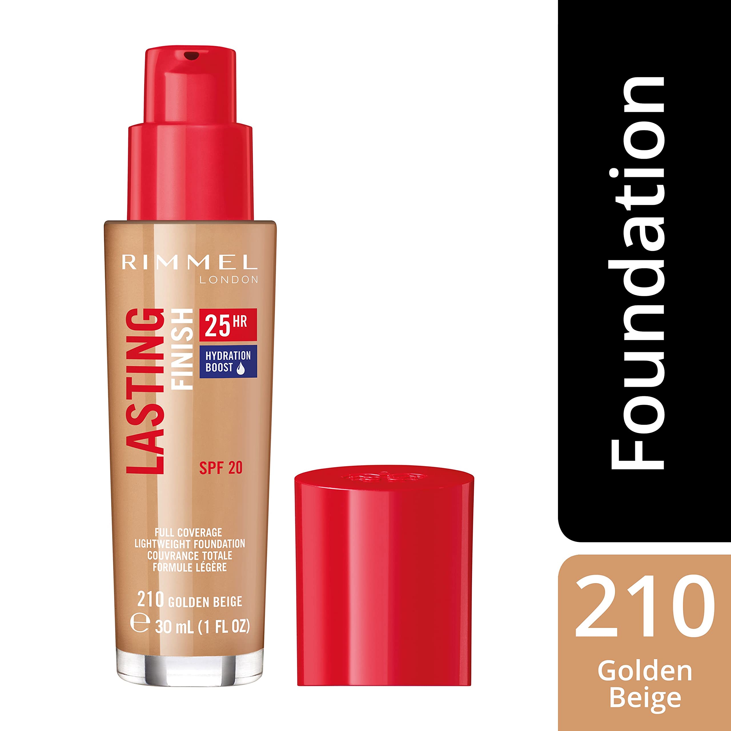 Rimmel Lasting Finish 25H Foundation 30ml – Sweat, Heat & Transfer-Proof