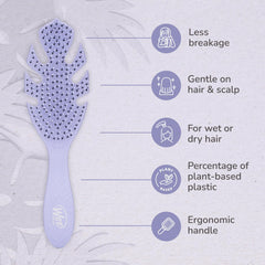 Wet Brush Go Green Detangler – Pain-Free Detangling for All Hair Types