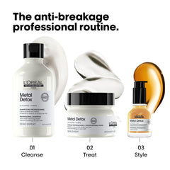 L'Oréal Professionnel Metal Detox Shampoo 300ml – Colour Protection & Anti-Breakage
