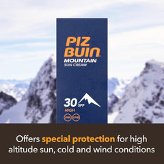 Piz Buin Mountain Face Suncream SPF 50+ and Lipstick SPF 30 2-in-1 (20ml)