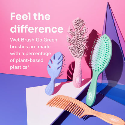 Wet Brush Go Green Mini Detangler Brush – Eco-Friendly Biodegradable Handle