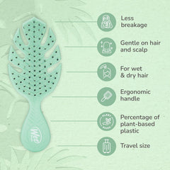 Wet Brush Go Green Mini Detangler Brush – Eco-Friendly Biodegradable Handle