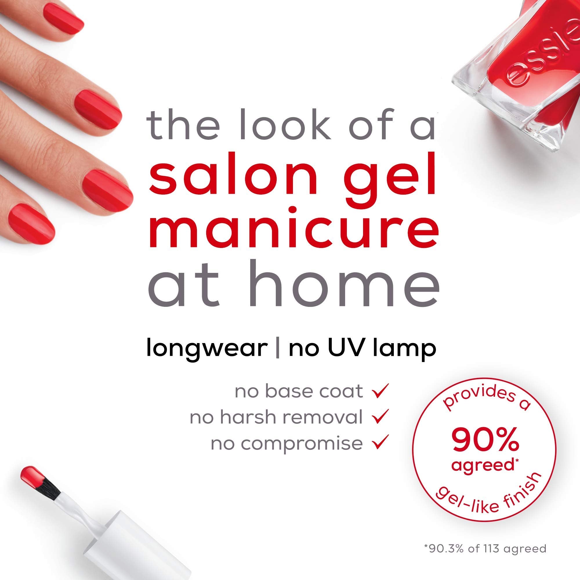 Essie Gel Couture Nail Polish - Long-Lasting, Chip-Resistant "Tailor-Made with Love"