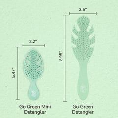 Wet Brush Go Green Mini Detangler Brush – Eco-Friendly Biodegradable Handle