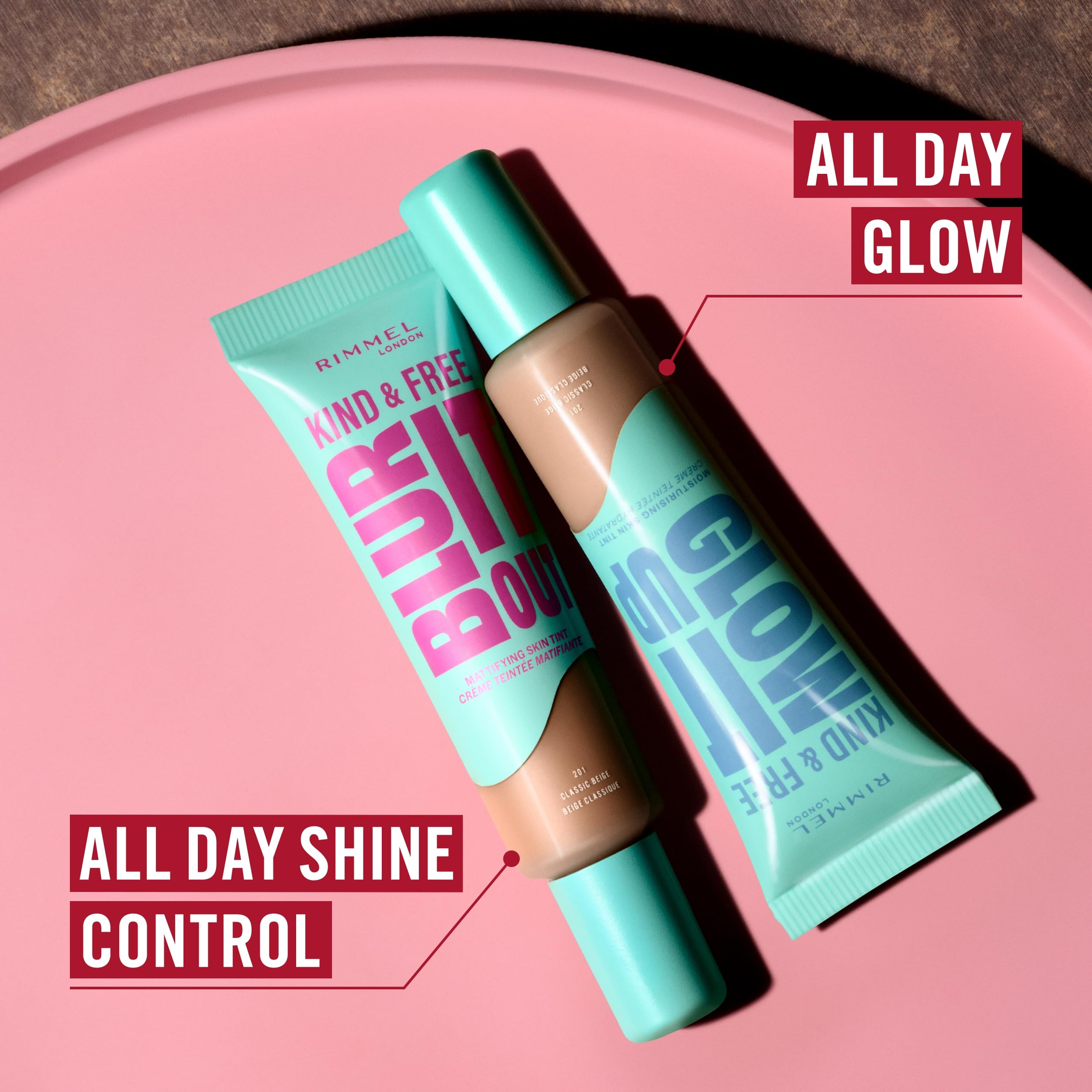 Rimmel Kind & Free Glow It Up Skin Tint SPF 20 – Rose Ivory 30ml