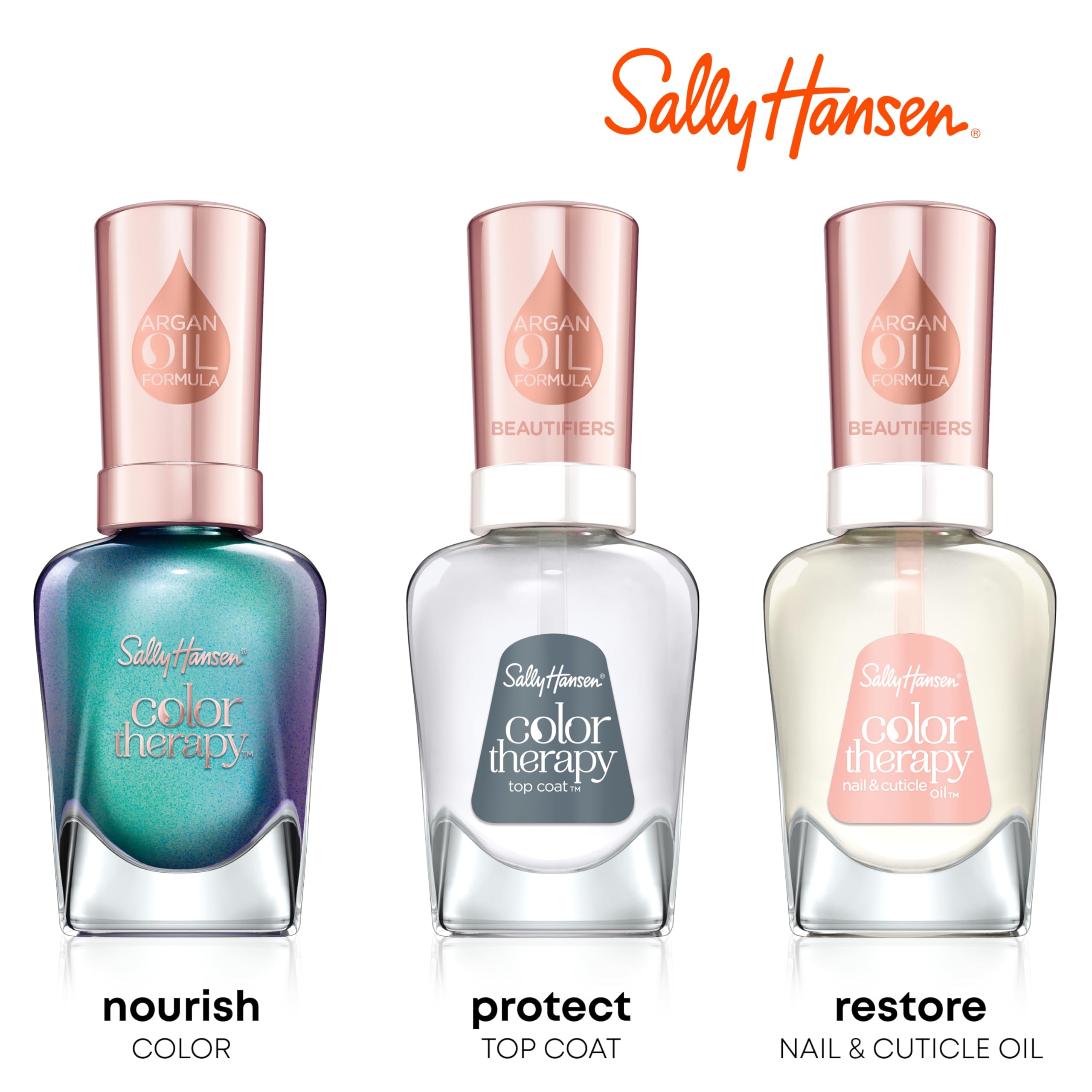 Sally Hansen Colour Therapy Nail Polish with Argan Oil – Un-Wined