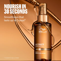Wella Professionals ULTIMATE SMOOTH Miracle Oil Serum - Hair Oil With Squalane & Omega...