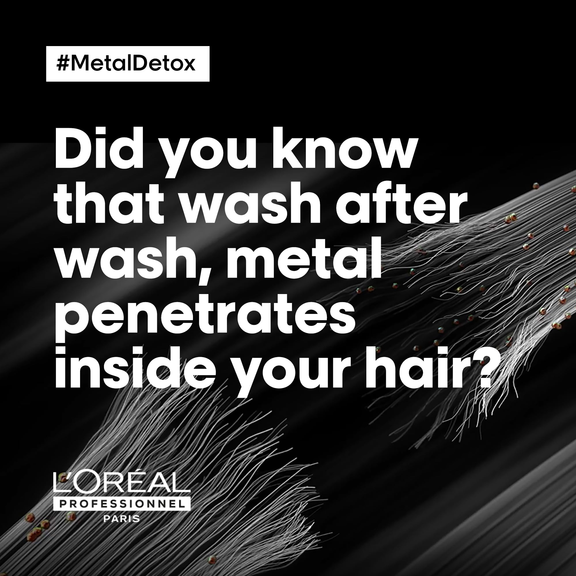 L’Oréal Professionnel Metal Detox Shampoo | Protects Salon Color & Prevents Breakage