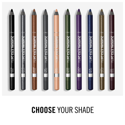 Rimmel Scandal'Eyes Waterproof Kohl Eyeliner Pencil - Smudge-Proof Green