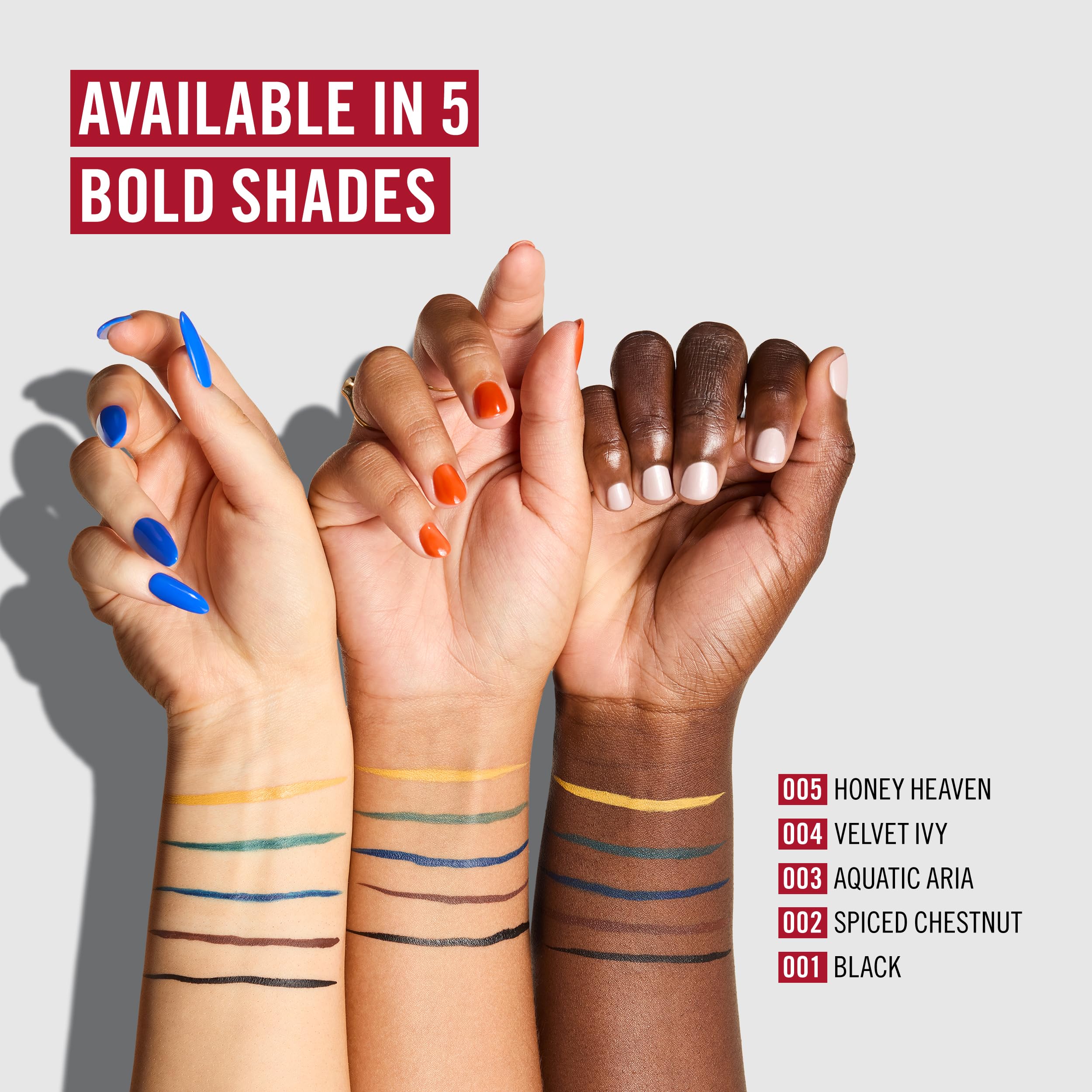 Rimmel Wonder'Ink Precision Liquid Eyeliner Pen - Spiced Chestnut, Waterproof & Smudge-Proof