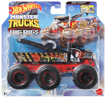 Hot Wheels Monster Trucks Big Rigs 1:64 Scale Truck HWN86 – 6-Wheel Toy