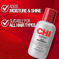 CHI Silk Infusion 177ml – Leave-In Smoothing Serum for Dry & Damaged Hair