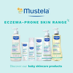 Mustela Gentle Cleansing Gel for Atopic Skin - 500ml Organic Sunflower Pump Bottle