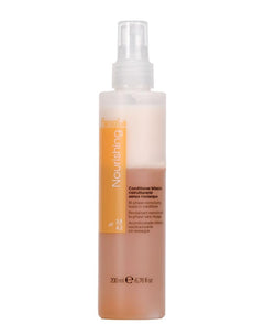 Fanola Nourishing Bi-Phase Leave-In Conditioner | Keratin & Milk Proteins for Dry, Frizzy Hair