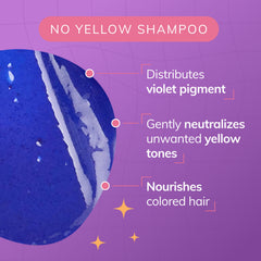Fanola No Yellow Shampoo 350ml (2 Pack) - Tone & Brighten Blonde Hair