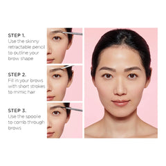 L'Oreal Paris Brow Artist Skinny Definer Pencil - Natural Defined Brows, Brunette
