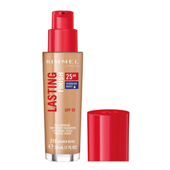 Rimmel London Lasting Finish 25Hr Foundation | Full Coverage, Natural Finish, Golden Beige