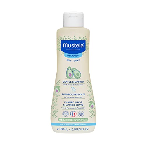 Mustela Gentle Baby Shampoo 500ml – Tear-Free Daily Hair Wash Avocado
