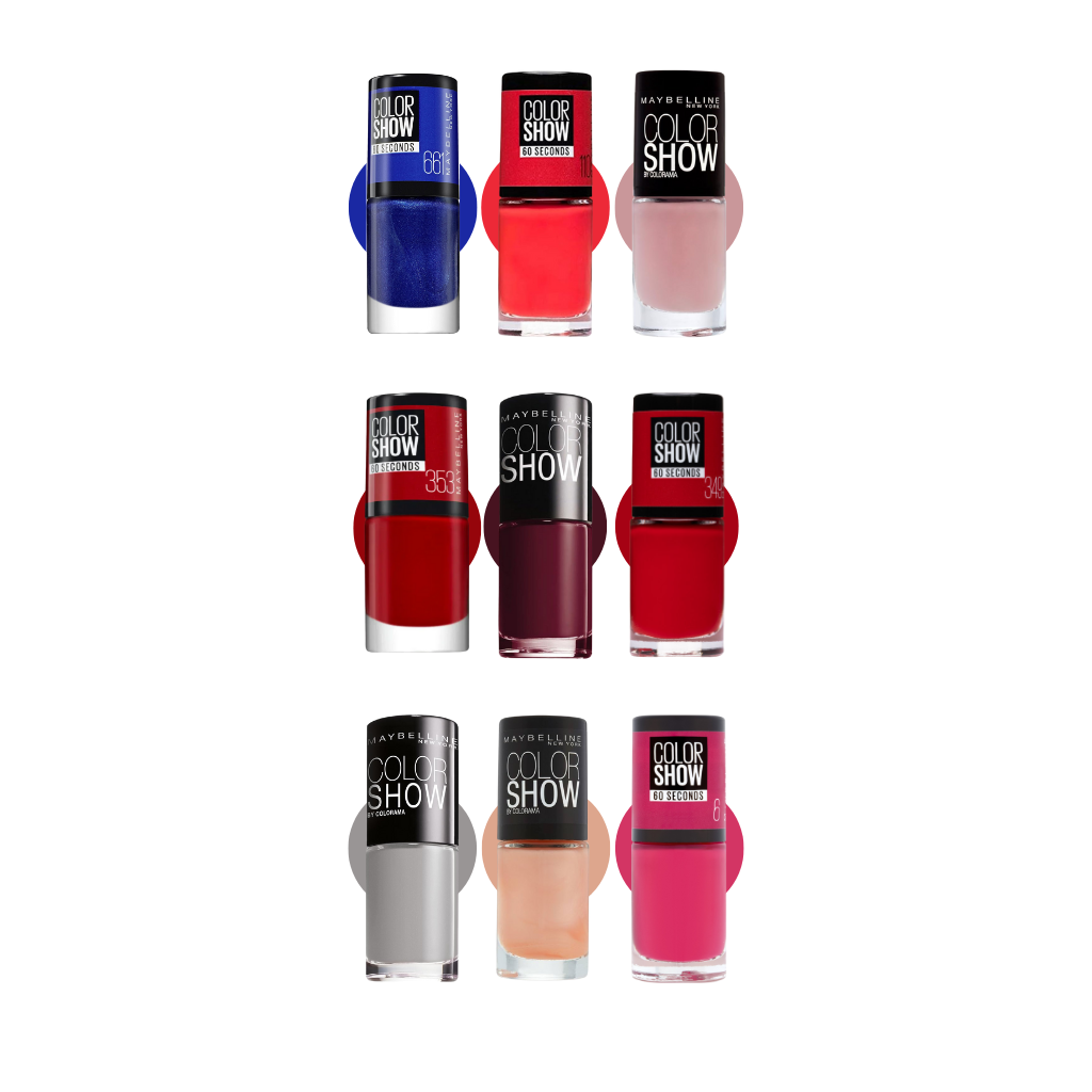 Maybelline Color Show Nail Polish 7ml – Gel Shine Quick Dry Long Lasting Polish