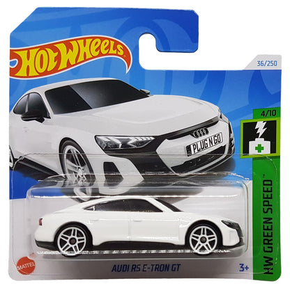Hot Wheels Audi RS E-Tron GT Short Card – HW Green Speed 4/10 HTB81