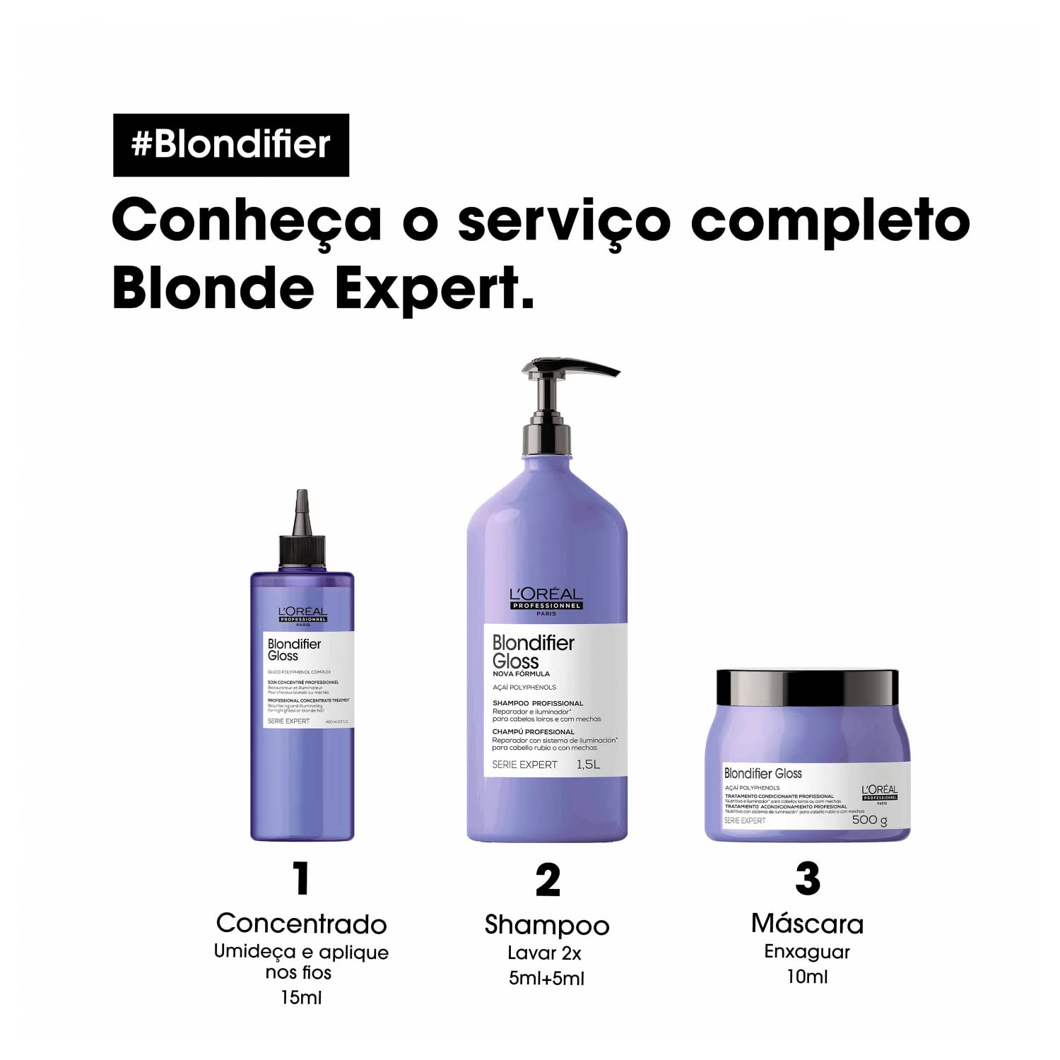 L'Oreal Serie Expert Blondifier Concentrate Treatment 400ml – Shine & Smoothness