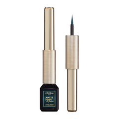 L'Oreal Paris Matte Signature Liquid Eyeliner - Bold Green, Precise Application