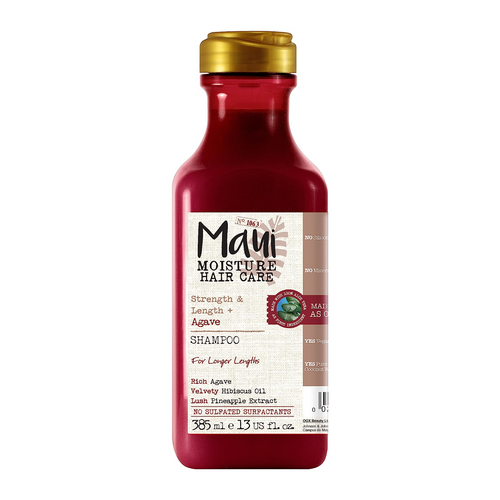 Maui Moisture Vegan Agave Aloe Vera Shampoo for Damaged Hair and for Chemically Treated...