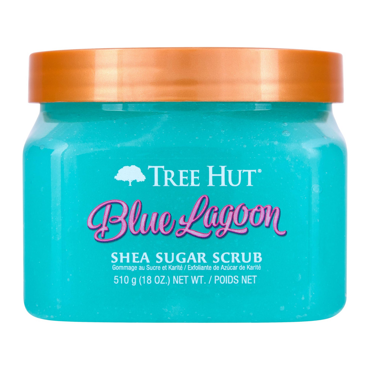 Tree Hut Blue Lagoon Sugar Body Scrub with Shea Butter, 510g