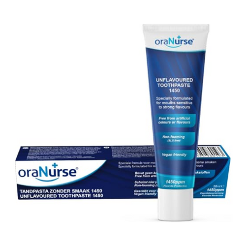 OraNurse Unflavoured Toothpaste for Sensitive Mouths - Gentle & SLS Free