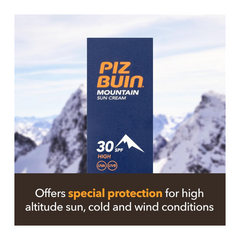 Piz Buin Mountain Face Suncream SPF 50+ and Lipstick SPF 30 2-in-1 (20ml)