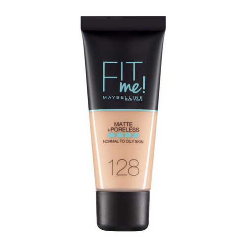Maybelline Foundation Fit Me Matte & Poreless Lightweight 128 Warm Nude