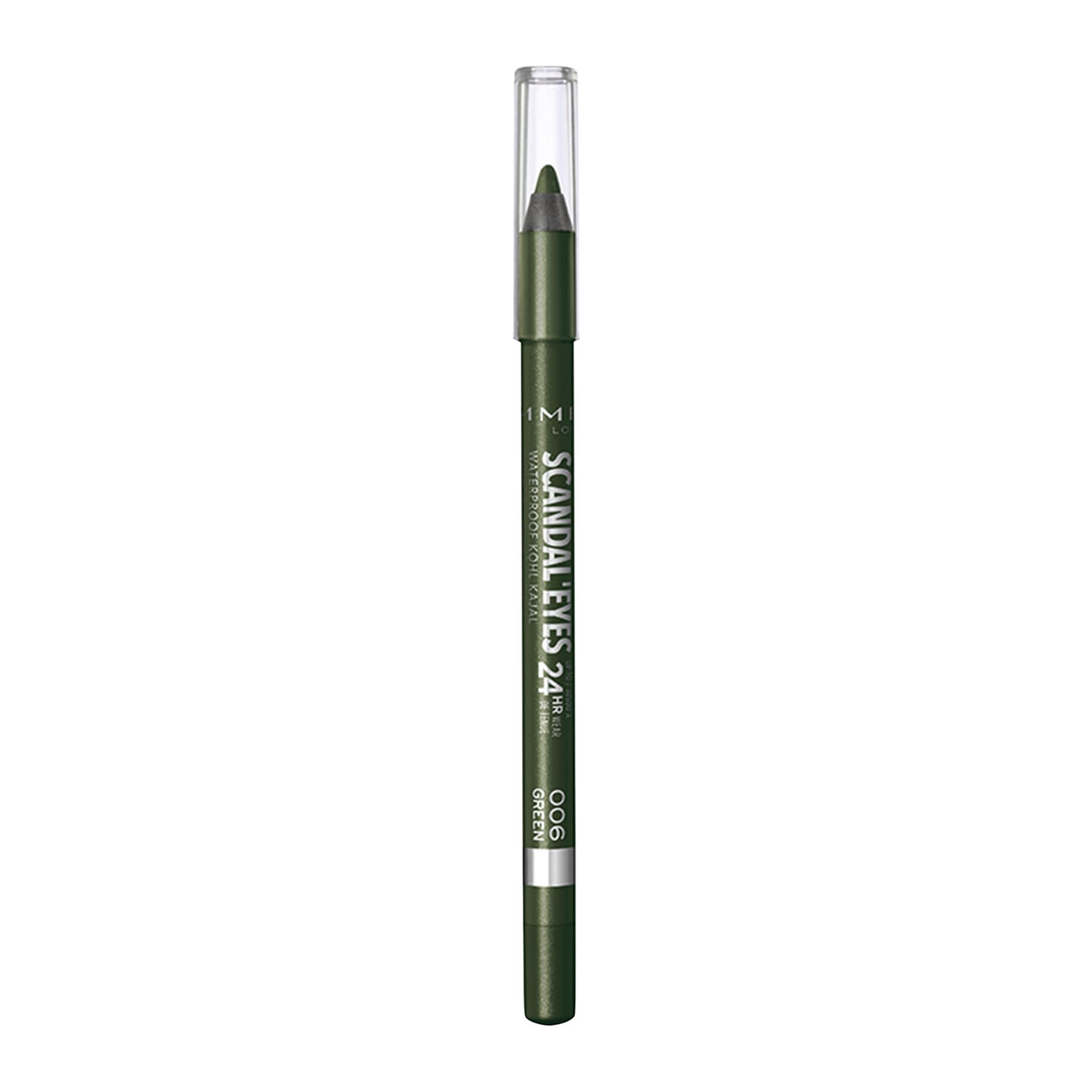 Rimmel Scandal'Eyes Waterproof Kohl Eyeliner Pencil - Smudge-Proof Green