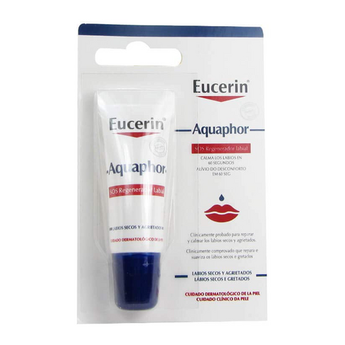 Eucerin Aquaphor SOS Lip Regenerator – Fast Relief for Dry & Chapped Lips 10ml