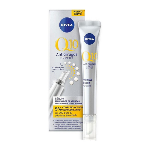 NIVEA Q10 Anti-Wrinkle Filler Serum - Visibly Reduces Lines in 5 Mins