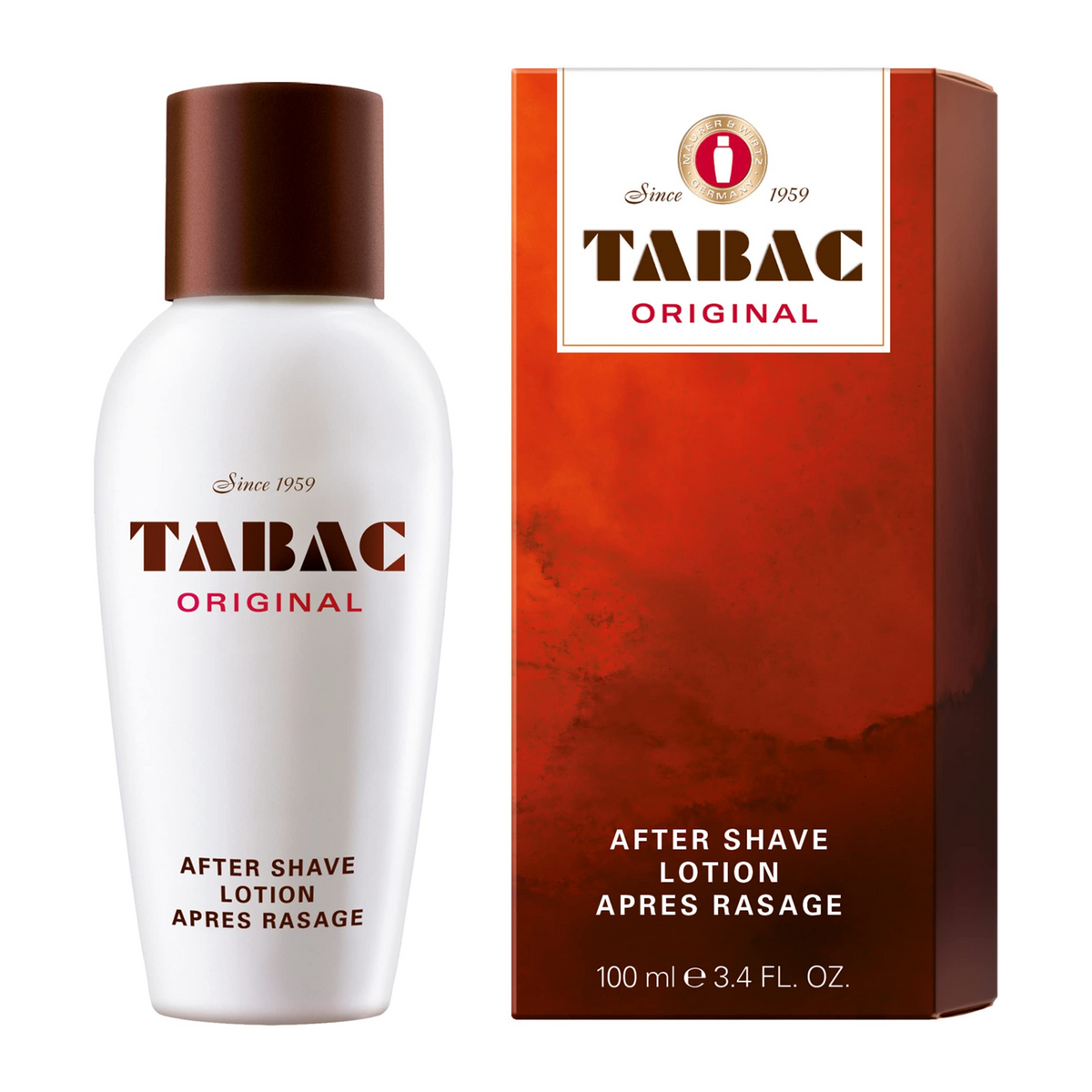 Tabac Original After Shave Lotion for Men - Refreshing & Moisturizing Post-Shave Care